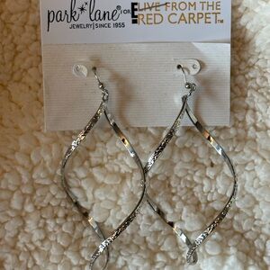 Park Lane Silver Twisted Dangle Earrings